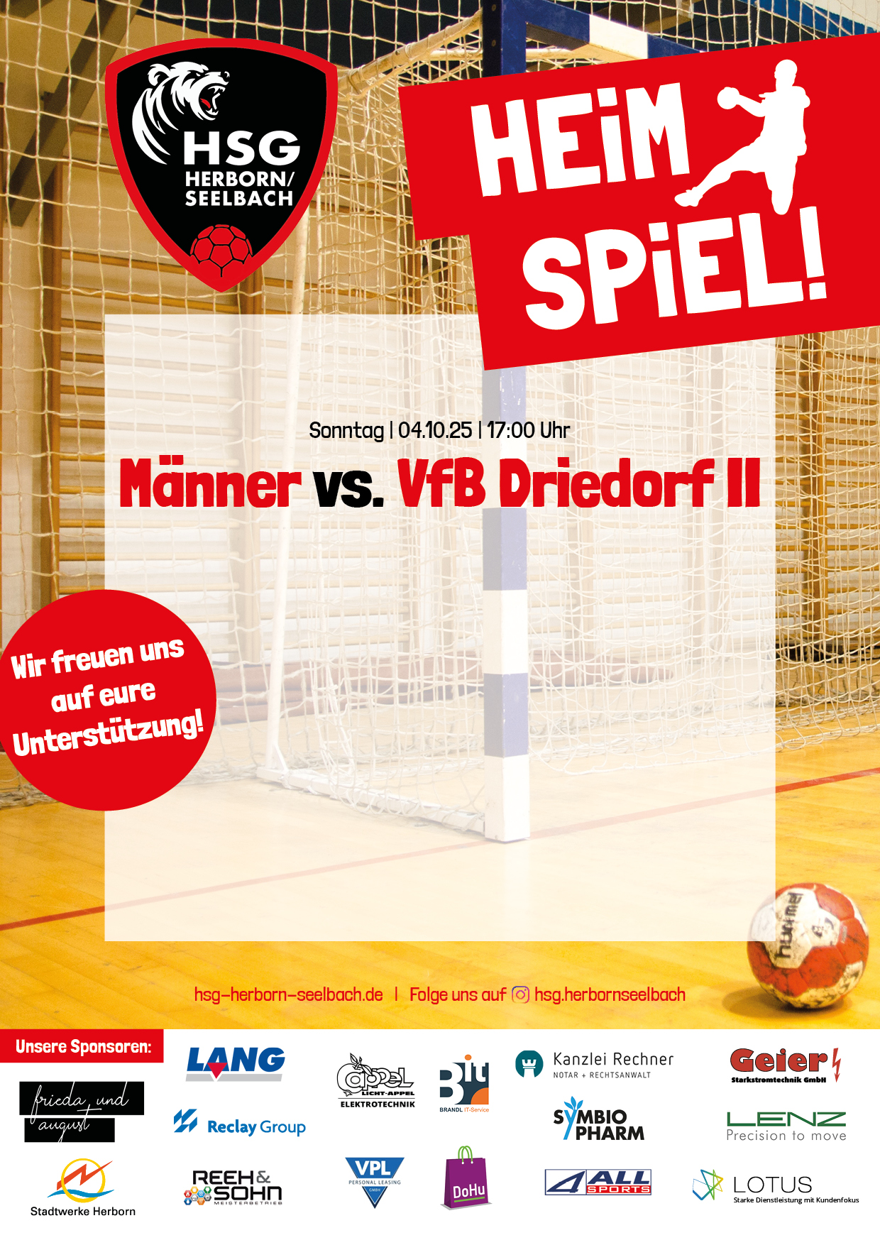 🔥 Derby am Samstag gegen den VFB Driedorf! 🔥
