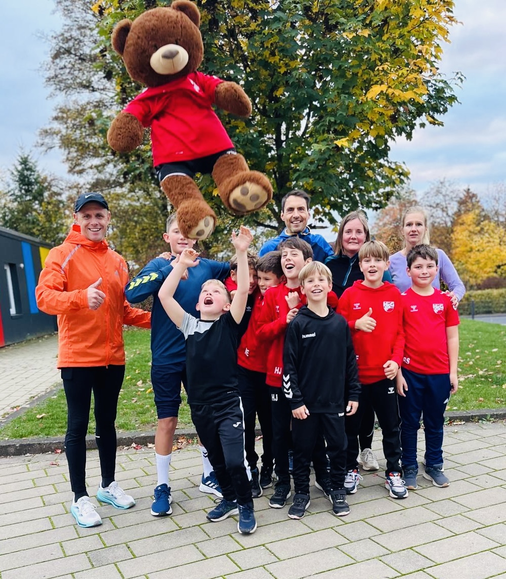 Lauftraining mit dem Lauftreff Merkenbach bei unserer MJE 🏃‍♂️