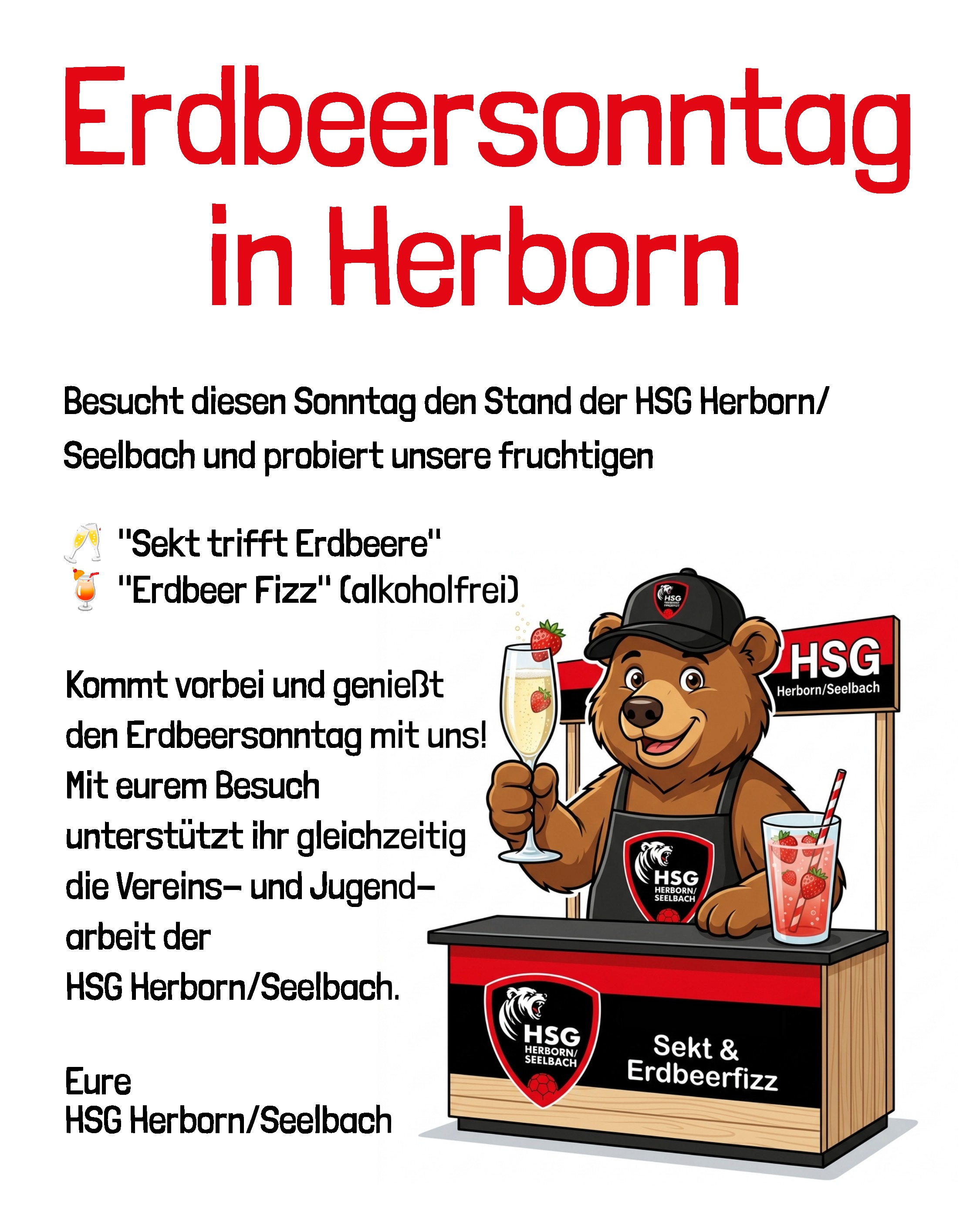 🍓 HSG Herborn/Seelbach beim Erdbeersonntag am 07.06.2026